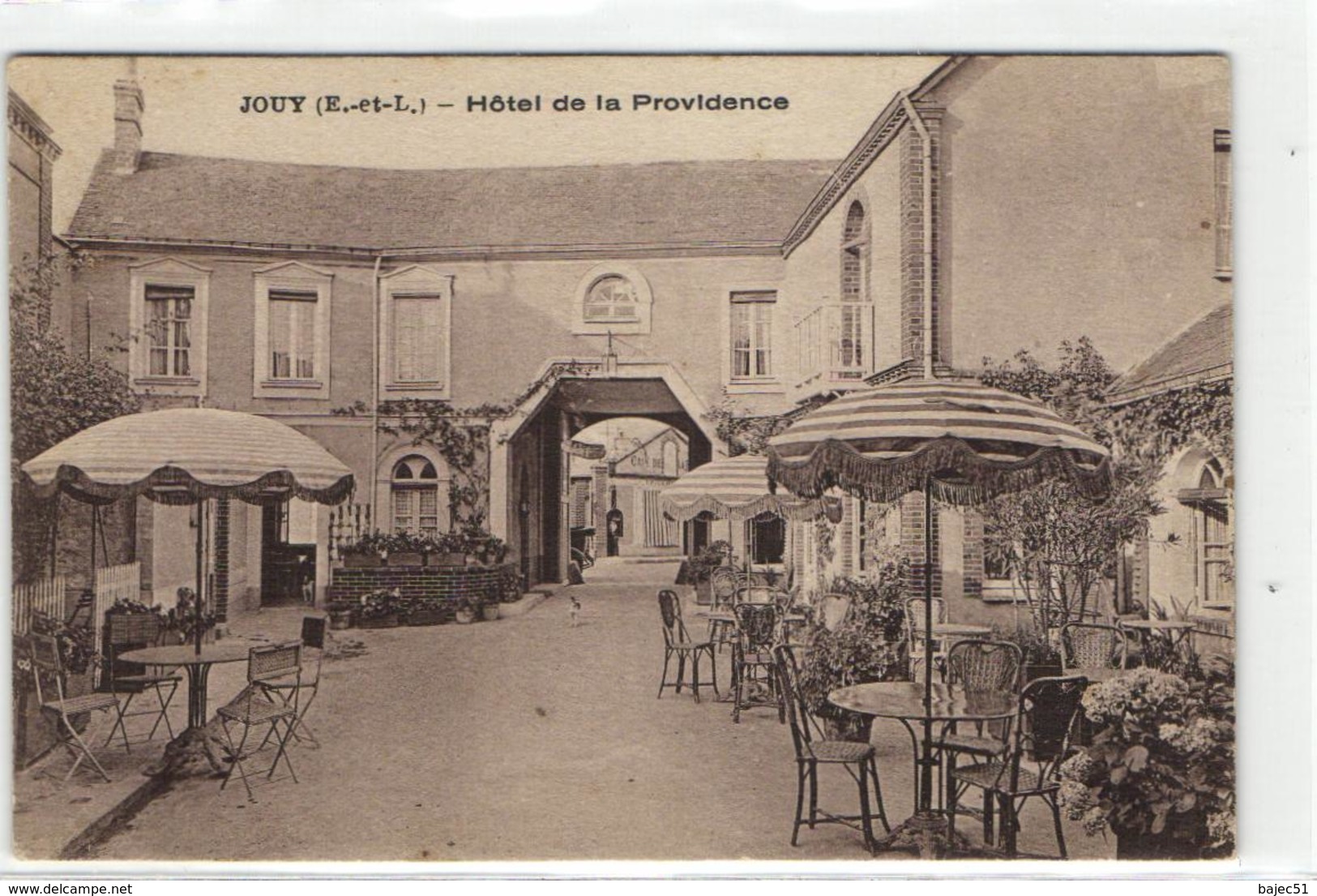 1 Cpa Jouy - Hôtel De La Providence - Jouy