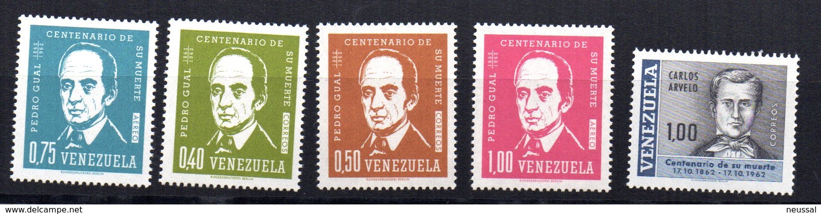 Serie Nº 694/6 + A-805/6   Venezuela - Venezuela