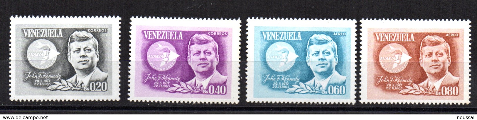 Serie Nº  726/7 + A-860/1    Venezuela - Venezuela