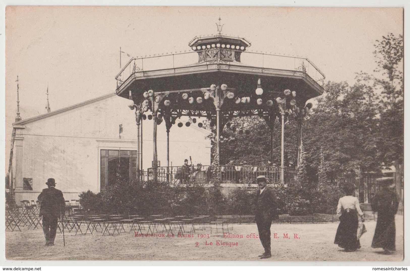 CPA 51 EXPOSITION DE REIMS 1903 Le Kiosque - Reims