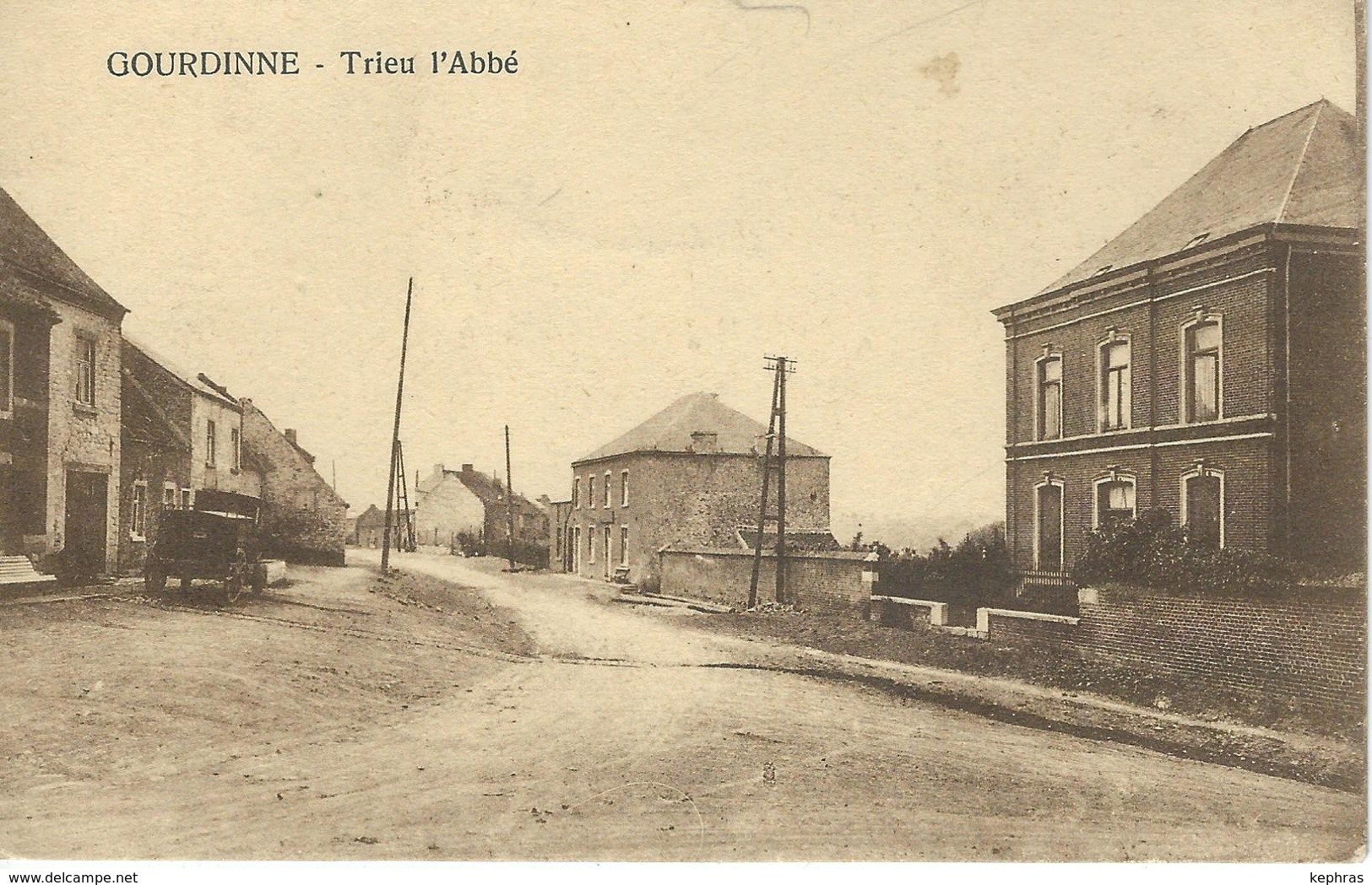 GOURDINNE : Trieu L'Abbé - RARE VARIANTE - Walcourt