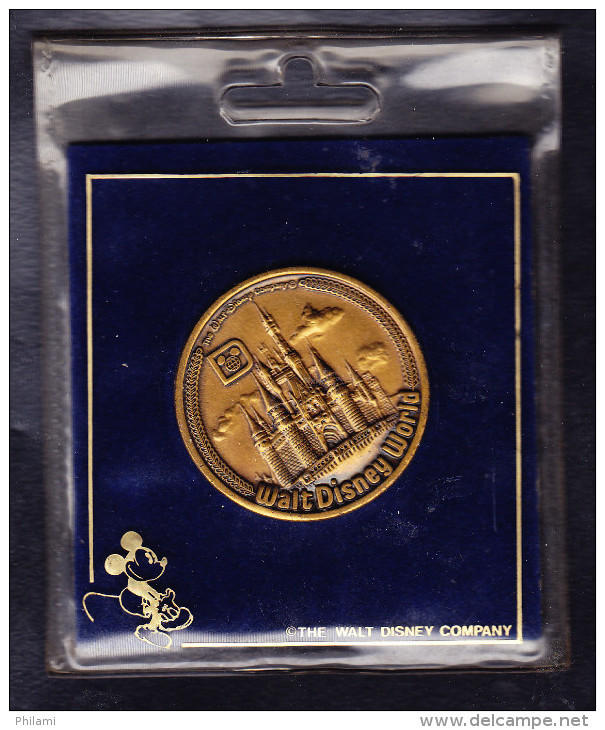 WALT DISNEY WORLD 1982 MEDAILLE. (M9) - Autres & Non Classés