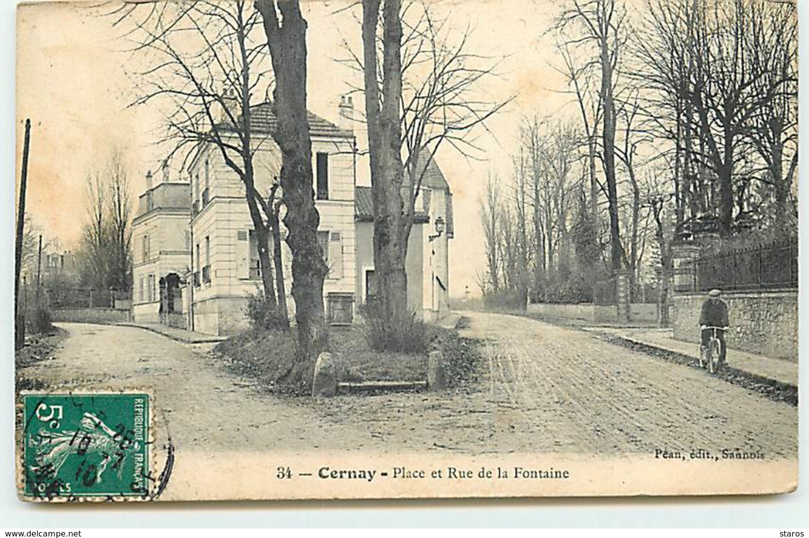 ERMONT - CERNAY - Place Et Rue De La Fontaine - Ermont-Eaubonne
