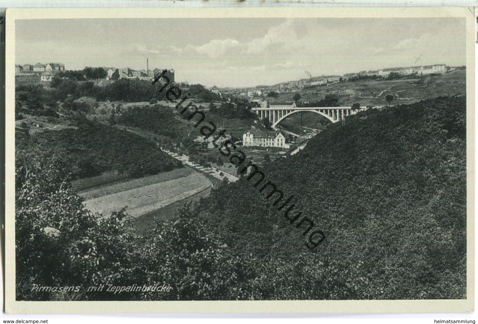 Pirmasens - Zeppelinbrücke - Verlag Emil Hartmann Mannheim - Pirmasens