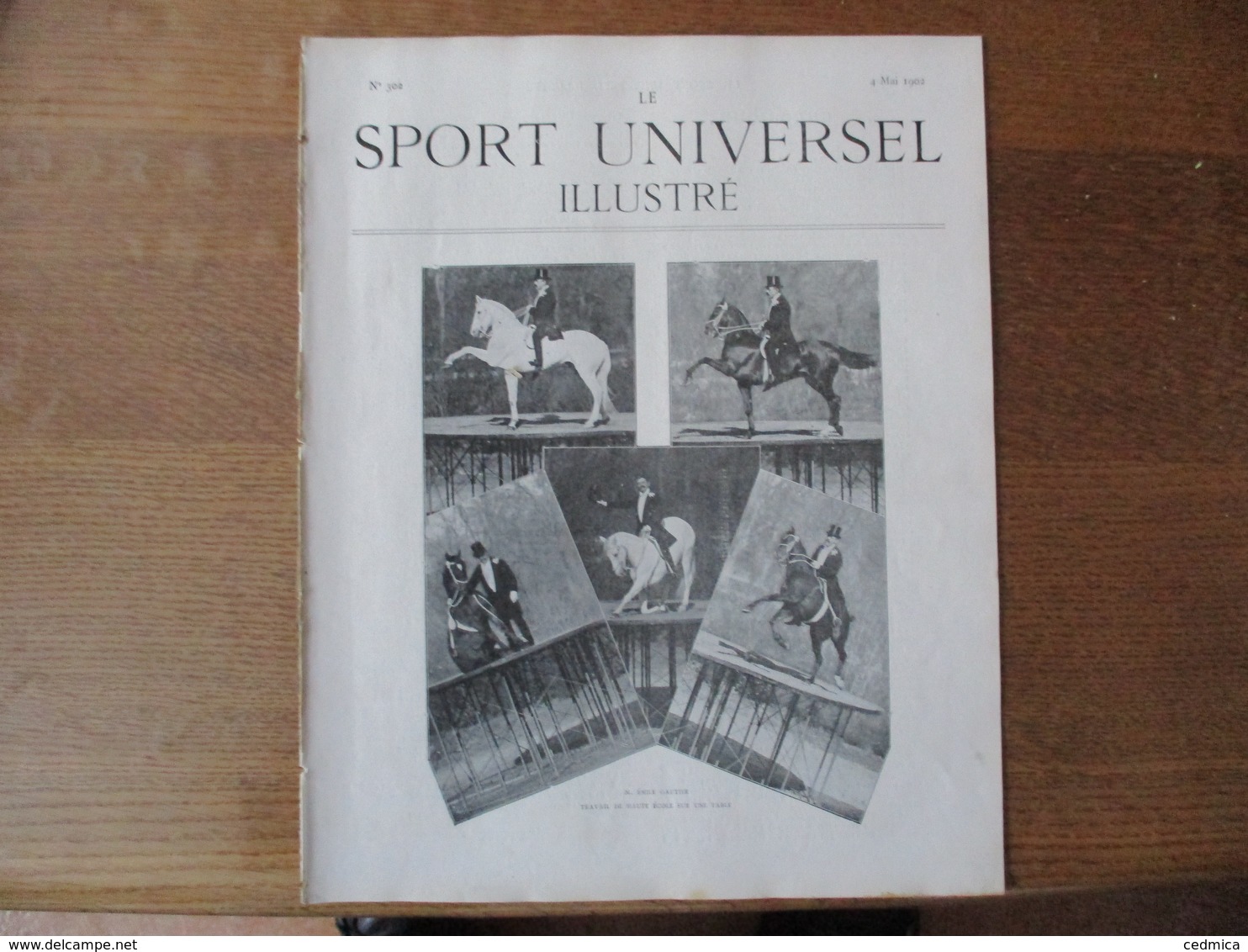 LE SPORT UNIVERSEL ILLUSTRE N°302 4 MAI 1902 DEPOT D'ETALONS DE TARBES,FIELD TRIALS D'HAUTON LA PLEINE,M.EMILE GAUTIER - 1900 - 1949