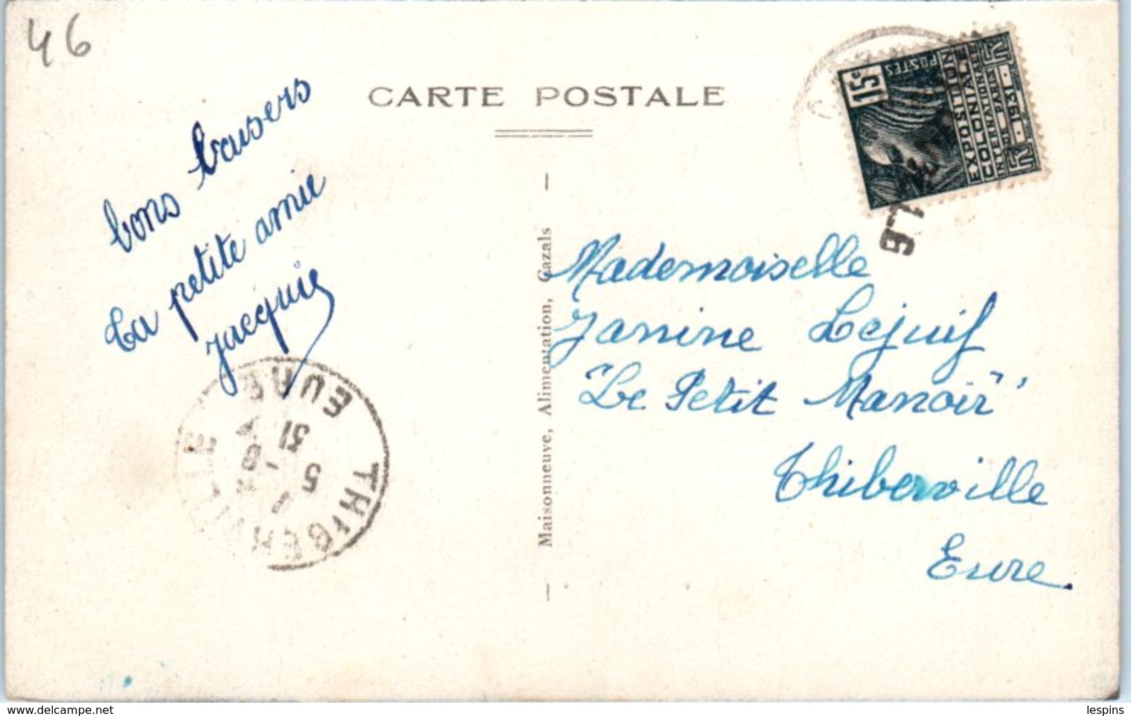 46 - CAZALS --  La Mairie - Cazals