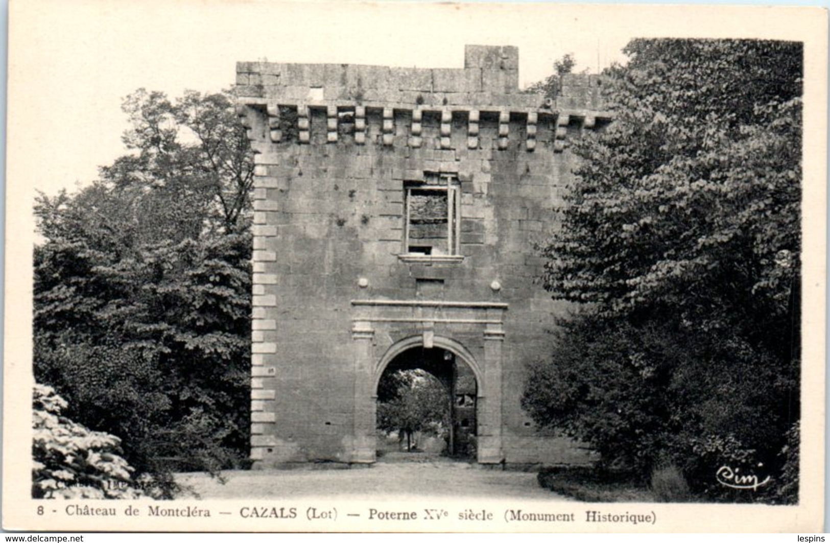 46 - CAZALS -- Poterne  - Château De Montcléra - Cazals