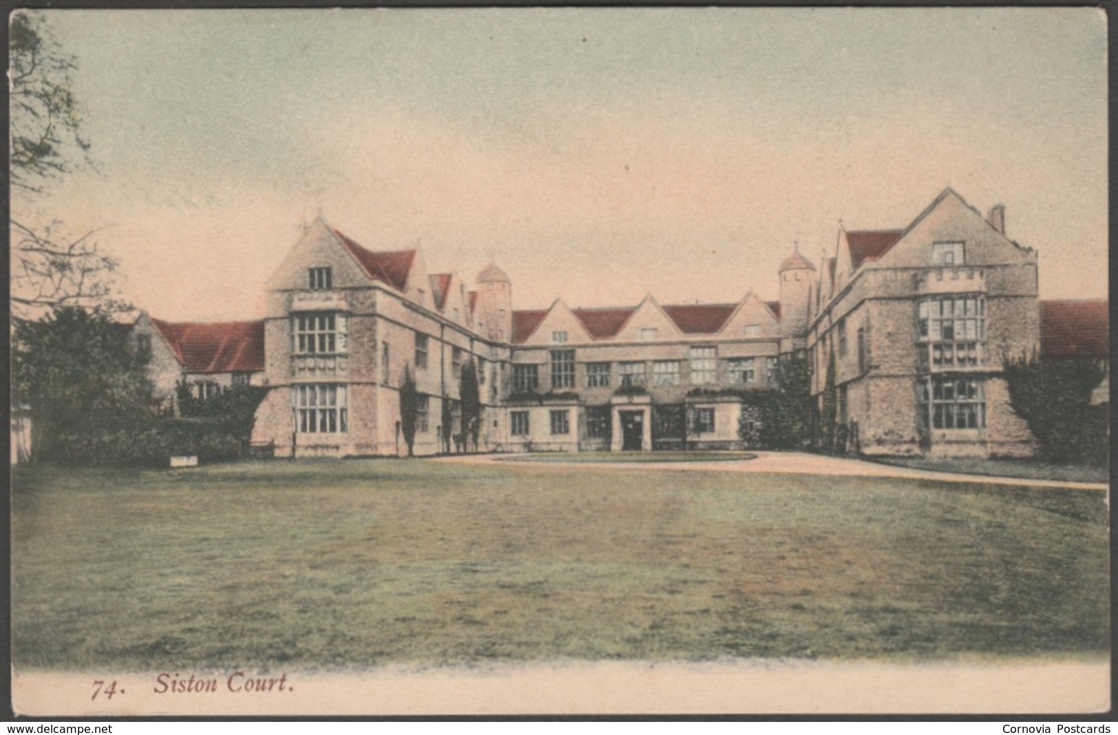 Siston Court, Gloucestershire, C.1905-10 - Avonvale Series Postcard - Other & Unclassified