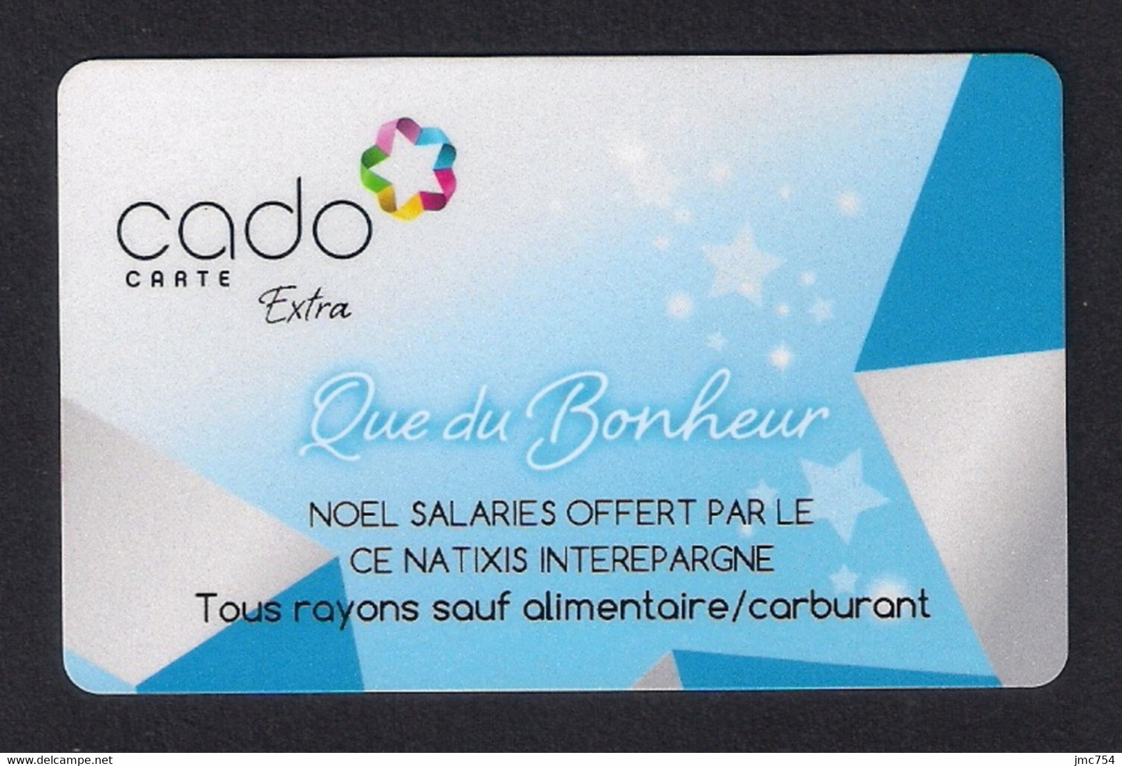 Carte Cadeau.   CADO Carte 105€.    Que Du Bonheur.    Gift Card.   Geschenkkaart.  Tarjeta Regalo. - Cartes Cadeaux