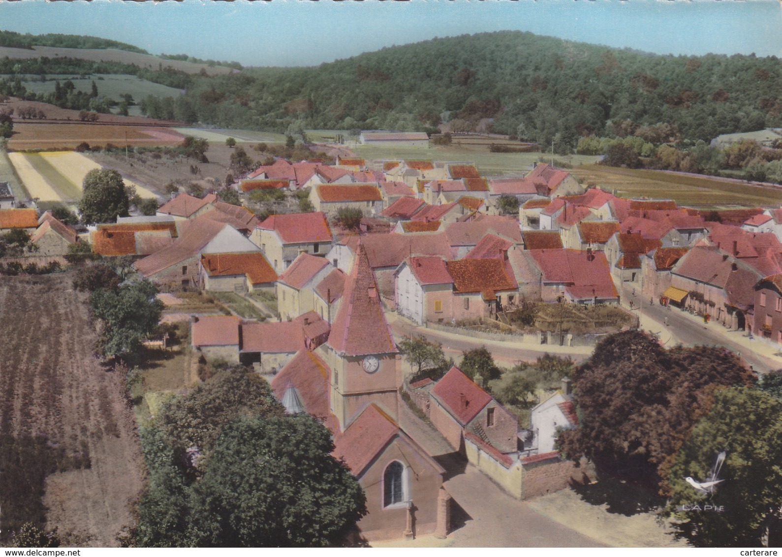 21,COTE D'OR,VENAREY,CARTE PHOTO AERIENNE LAPIE - Venarey Les Laumes