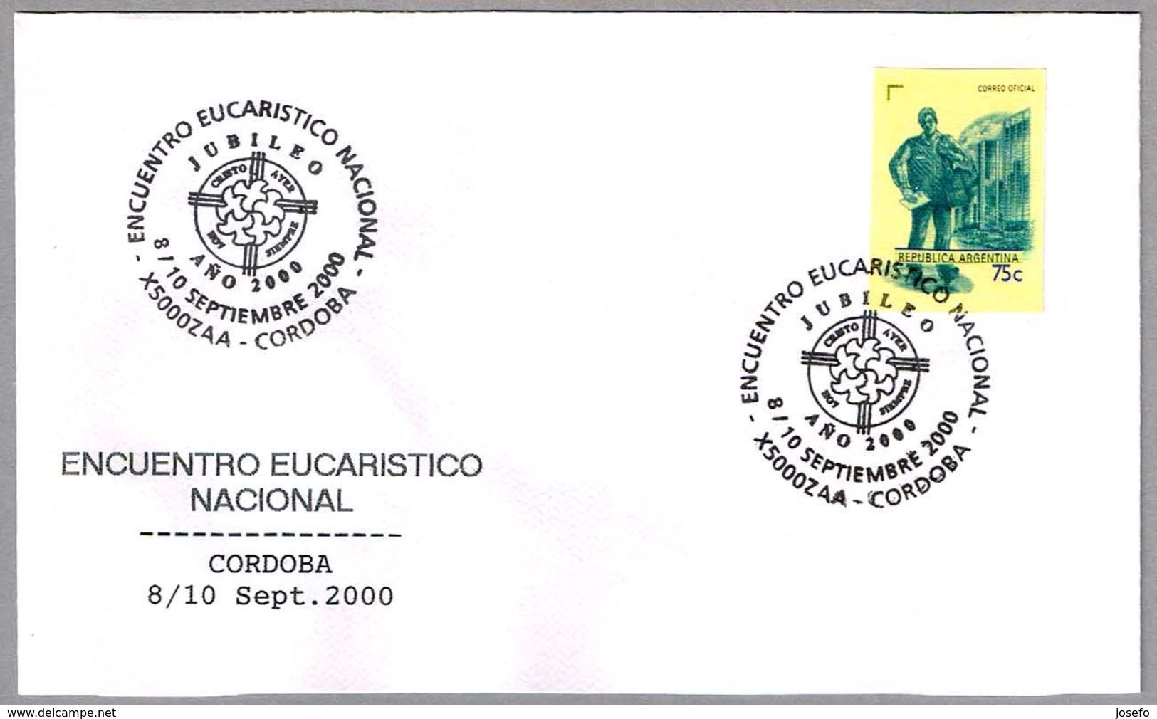 ENCUENTRO EUCARISTICO NACIONAL - JUBILEO AÑO 2000. Cordoba, Argentina, 2000 - Cristianismo