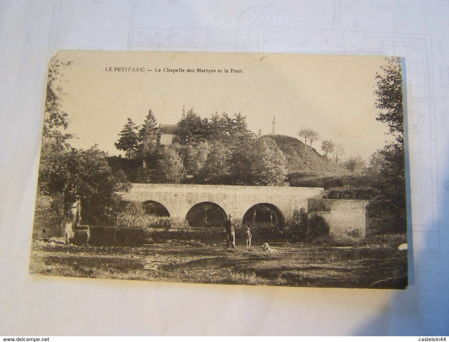 41f    LE PETIT LUC La Chapelle Des Martyrs Et Le Pont  1910 - Les Lucs Sur Boulogne