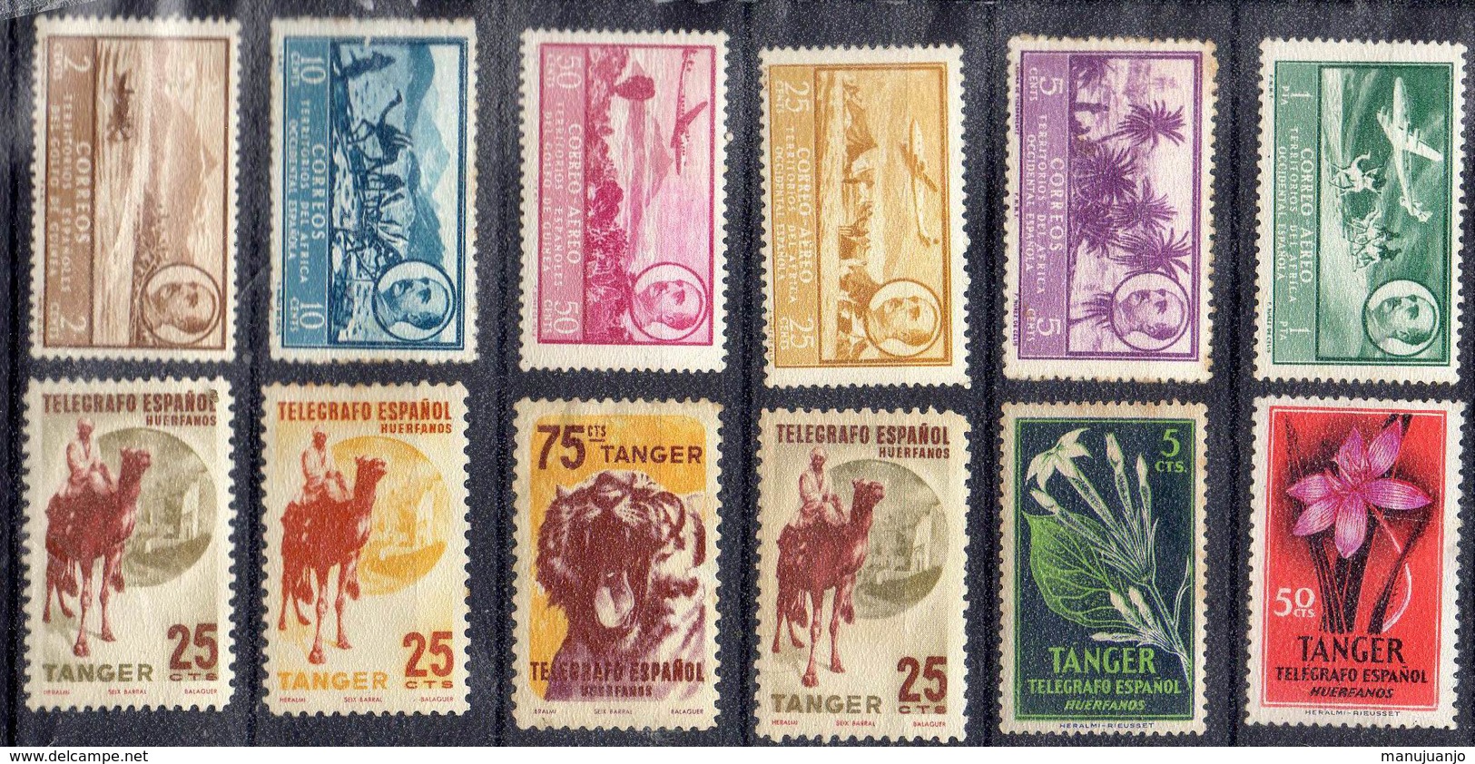 ESPAGNE Et COLONIES! Timbres Anciens D'AFRIQUE Et TÉLÉGRAPHE De TANGER Depuis 1939 ! NEUFS - Spanish Morocco