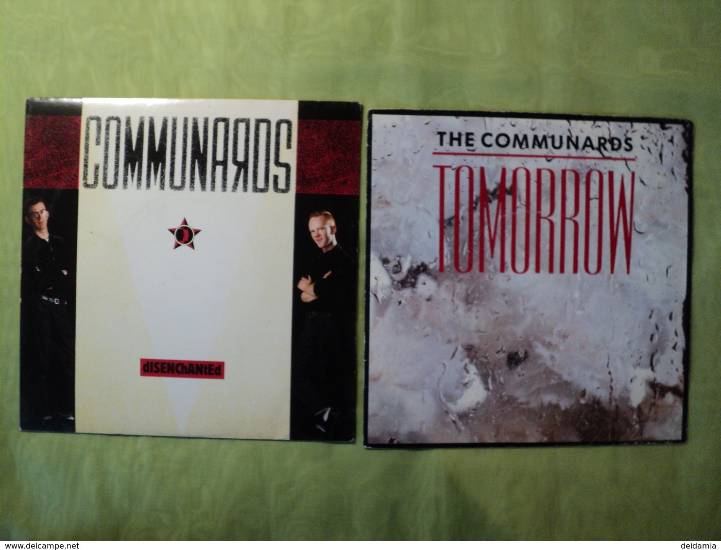 THE COMMUNARDS. LOT DE DEUX 45 TOURS. 1986 / 1987 TOMORROW / I JUST WANT TO LET YOU KNOW / DIDENCHANTED / JOHNNY VERSO. - Rock