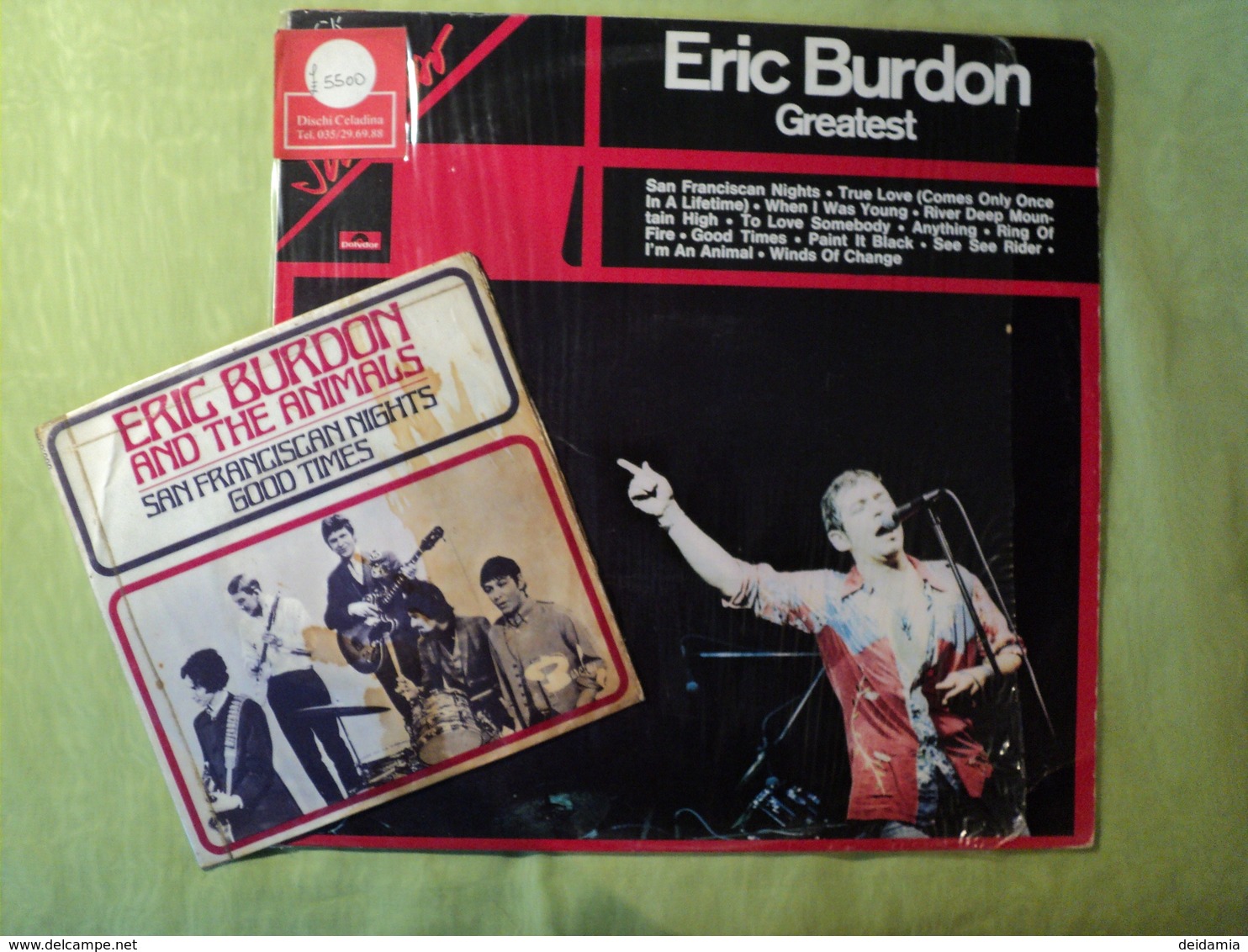 ERIC BURDON / THE ANIMALS. LOT D UN 33 D UN DOUBLE 33 ET D UN 45 TOURS. 1967 / 1978 SAN FRANCISCAN NIGHTS / GOOD TIMES - Rock