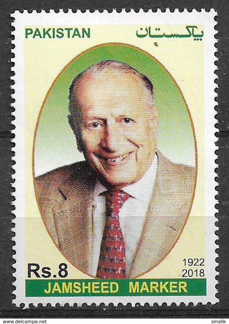 PAKISTAN 2018 - Jamsheed Marker Ex-Ambassador, 1v MNH - Pakistan