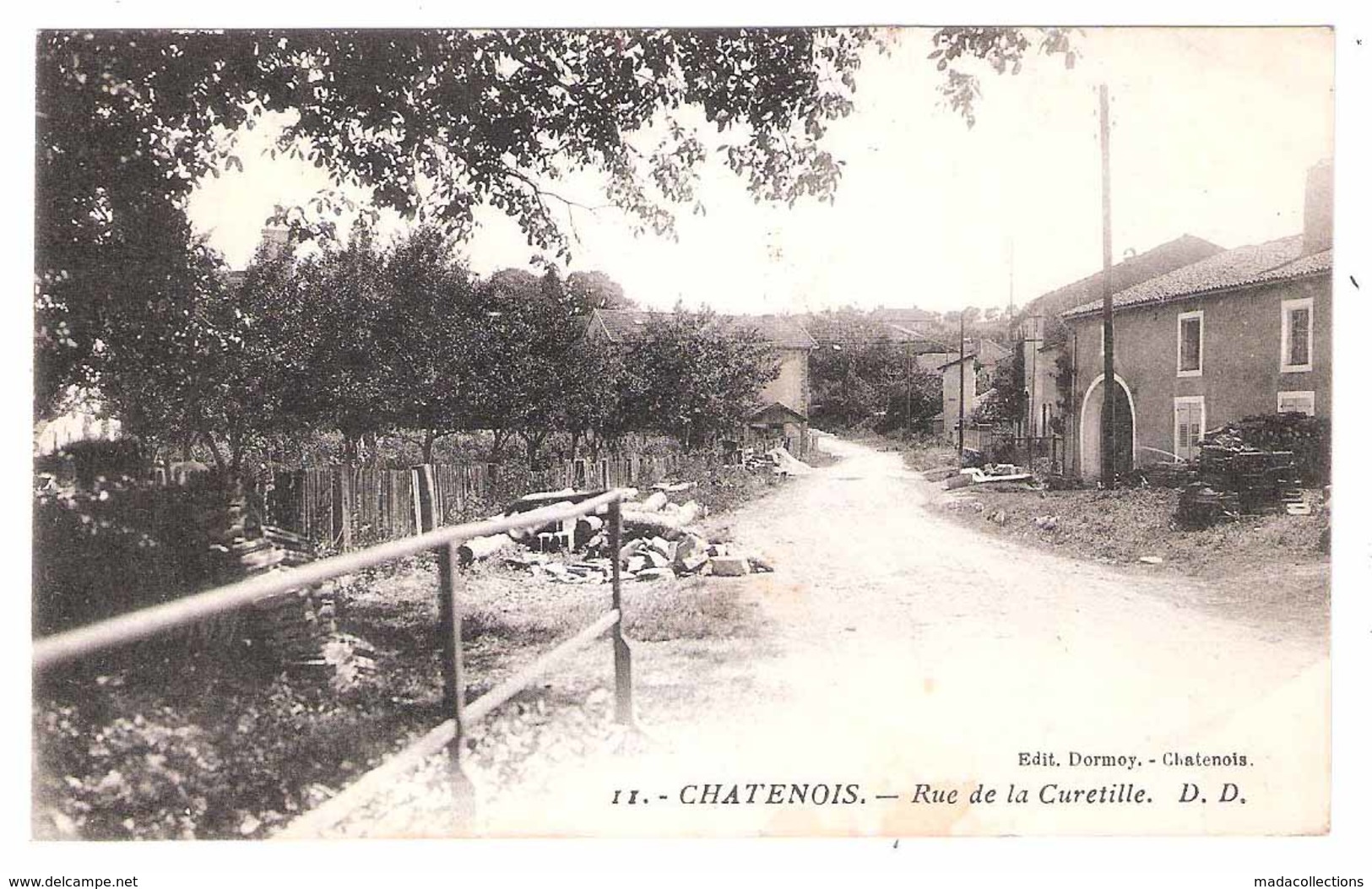 Chatenois (88 - Vosges) Rue De La Curetille - Chatenois