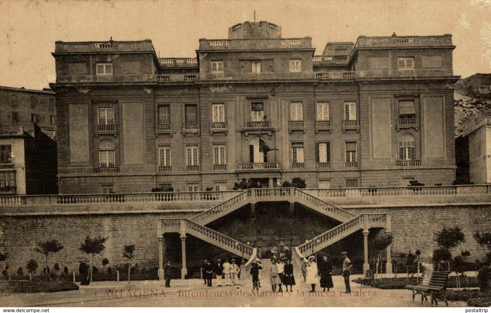 CARTAGENA INTENDENCIA DE MARINA Y LA NUEVA ESCALERA - Murcia