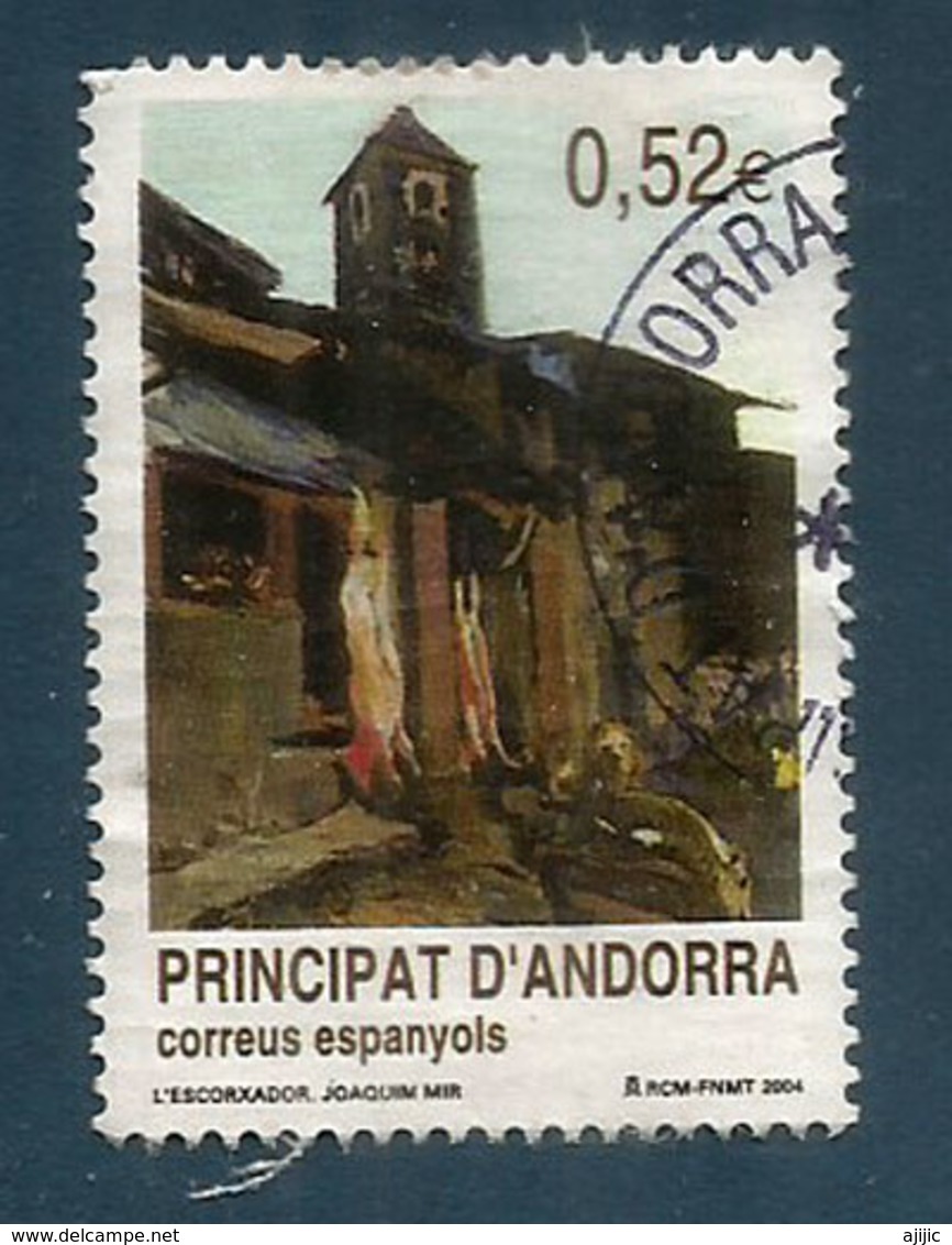 PATRIMONI ARTÍSTIC NACIONAL. L’escorxador. L'abattoir, En 1930, Timbre Oblitéré,  1 ère Qualité - Gebruikt