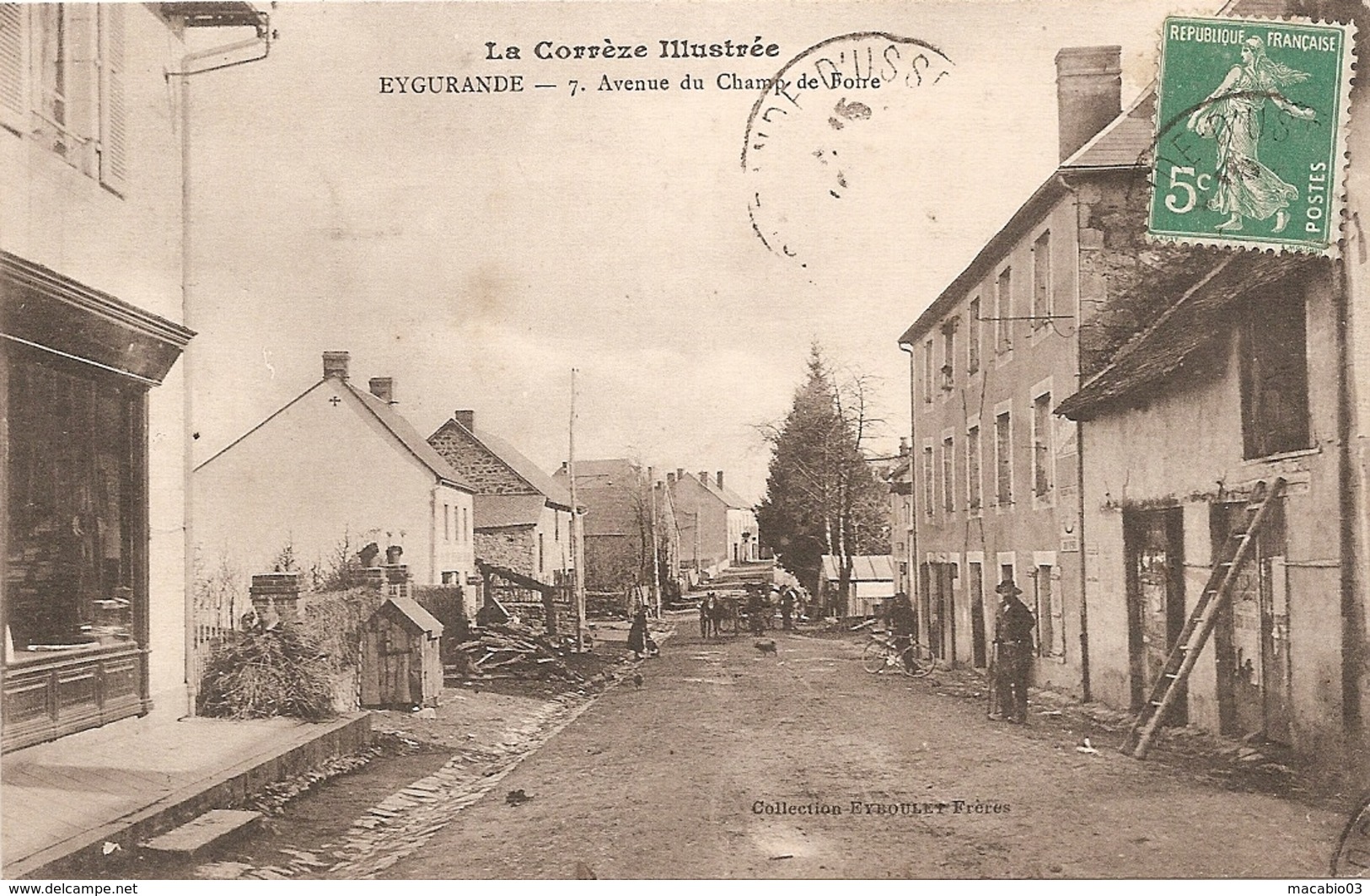 19  Corrèze  :  Eygurande  Avenue Du Champ De Foire    Réf 5280 - Eygurande