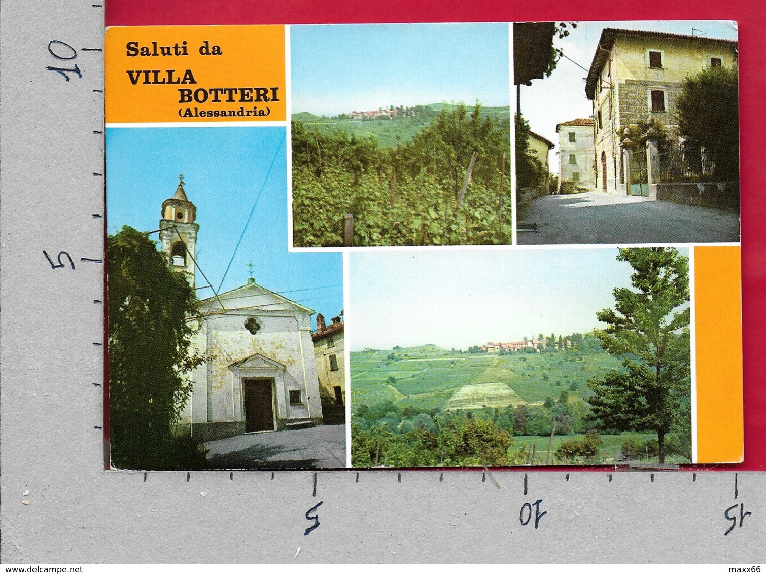 CARTOLINA VG ITALIA - Saluti Da VILLA BOTTERI (AL) - Vedutine Multivue - 10 X 15 - ANN. 1975 - Souvenir De...