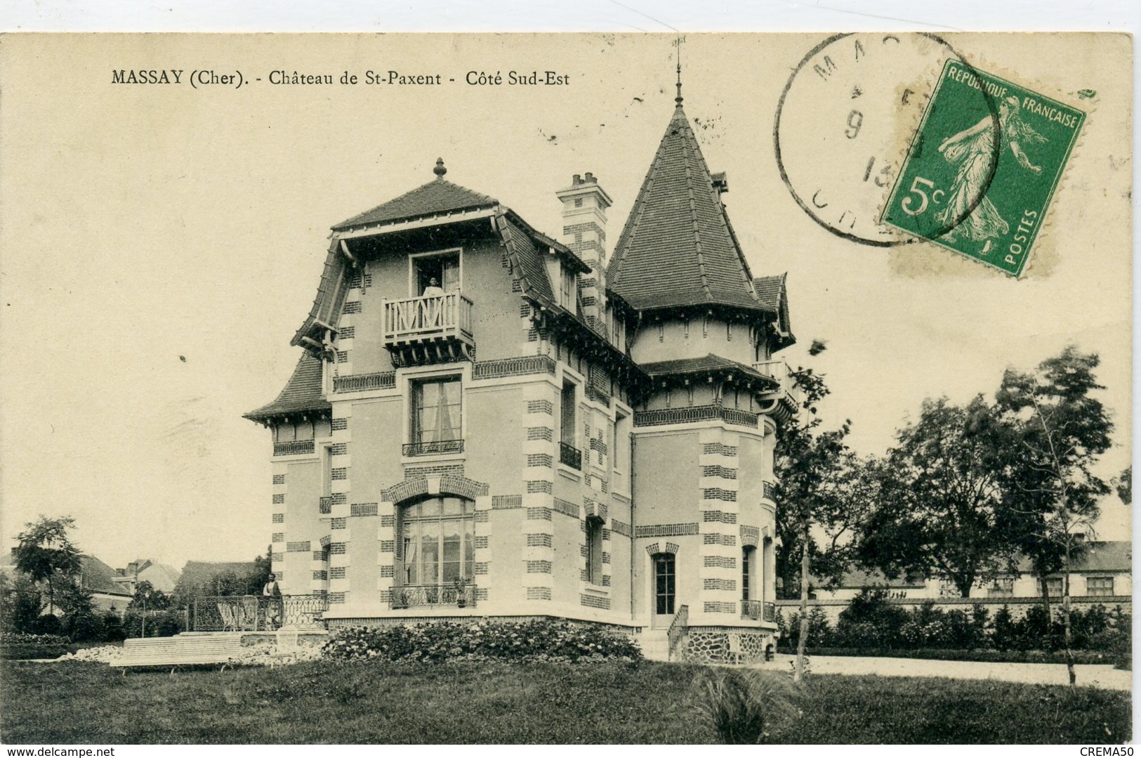 18 - MASSAY - Château St Paxent, Côté SE - Massay