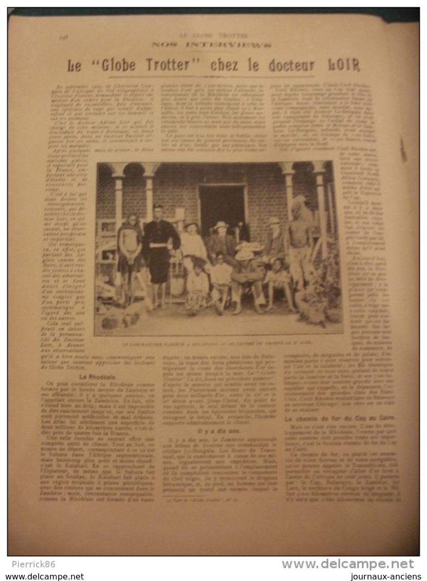 1902 BROOKLYN, NEW YORK ET CREATER NEW YORK / COUTUMES ALGEROISES LA MOUNA / LA SORCIERE BEARNAISE / LE GLOBE TROTTER - Autres & Non Classés