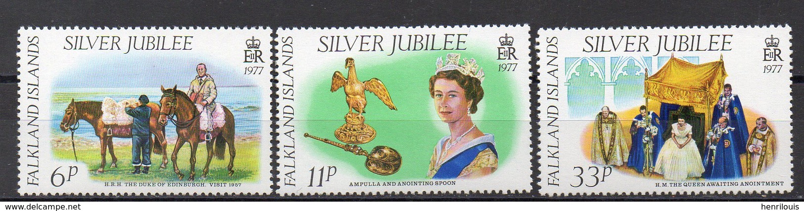 FALKLAND  Timbres Neufs ** De 1977  ( Ref 2608 )  Elisabeth II - Falkland