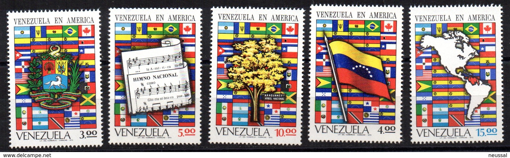 Serie Nº  841/5  Venezuela - Venezuela