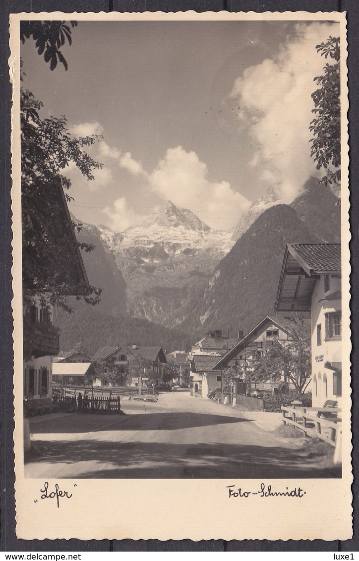 AUSTRIA ,  LOFER  ,  OLD  POSTCARD - Lofer