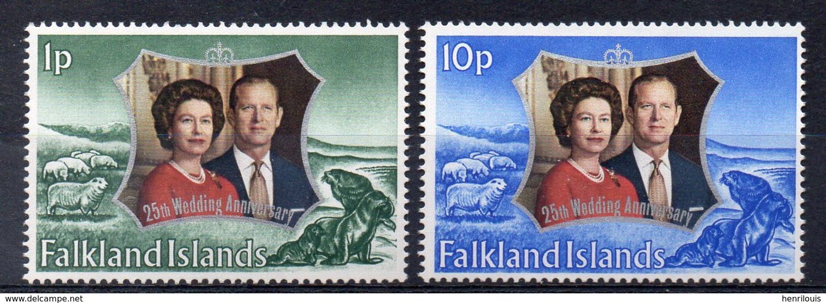 FALKLAND  Timbres Neufs **  ( Ref 2615 )  Famille Royale- Voir 4 Scans - Falkland