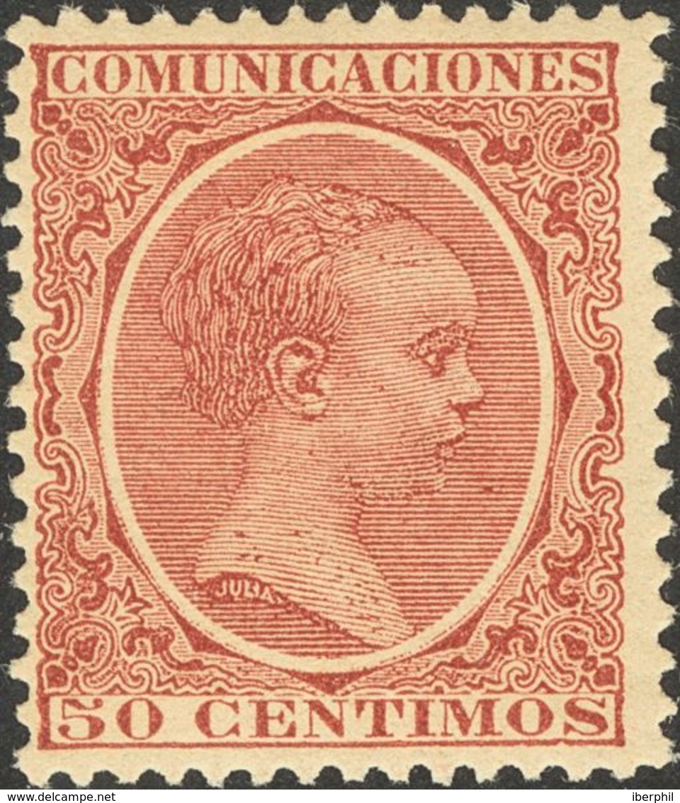 **224. 1889. 50 Cts Carmín. Color Muy Intenso. MAGNIFICO. - Other & Unclassified