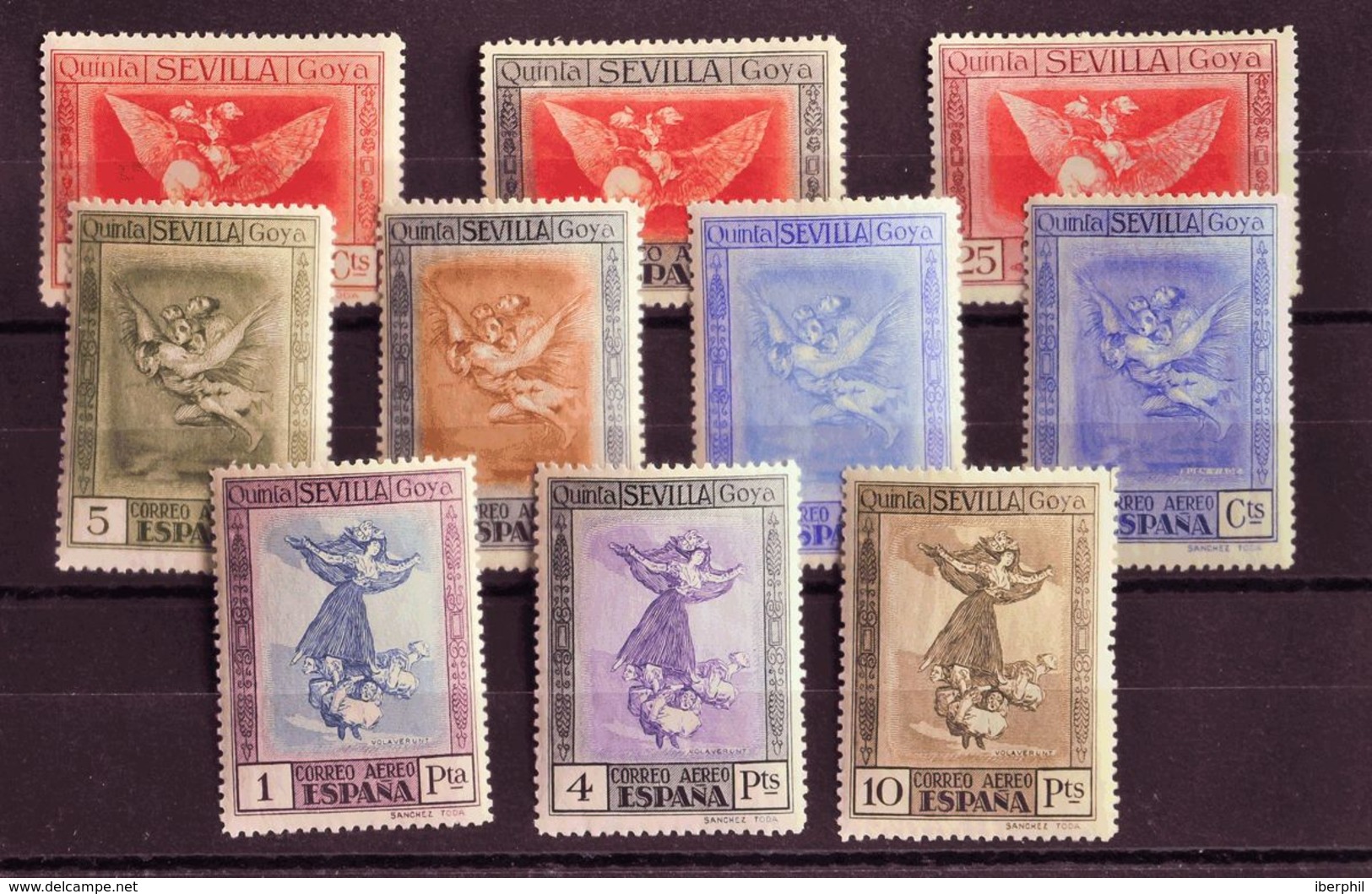 **517/30cc. 1930. Serie Completa. Variedad CAMBIOS DE COLOR. MAGNIFICA. Edifil 2015: 450 Euros - Other & Unclassified