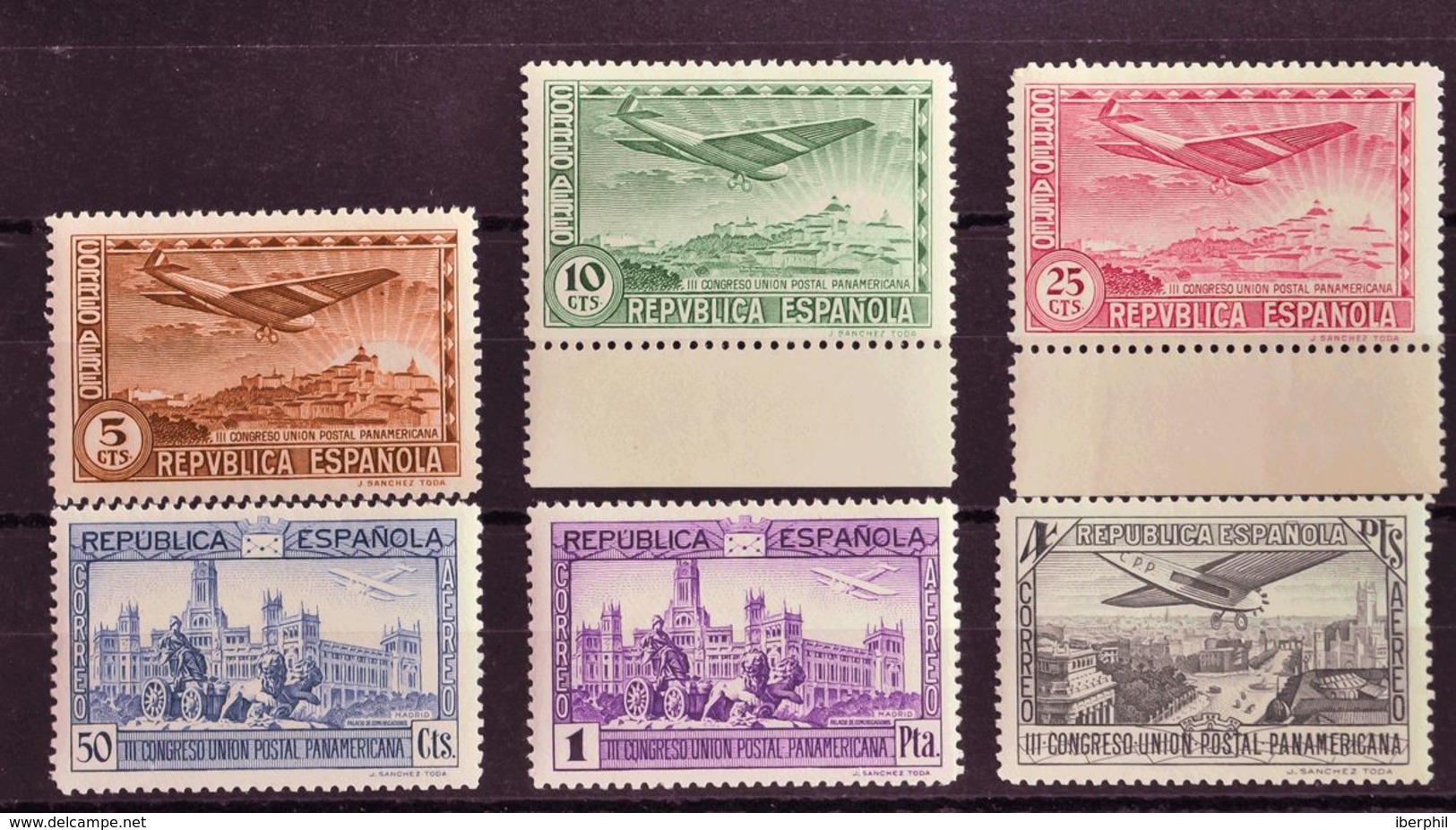 **614/19cc. 1931. Serie Completa. Variedad CAMBIOS DE COLOR. MAGNIFICA. Edifil 2015: 204 Euros - Other & Unclassified