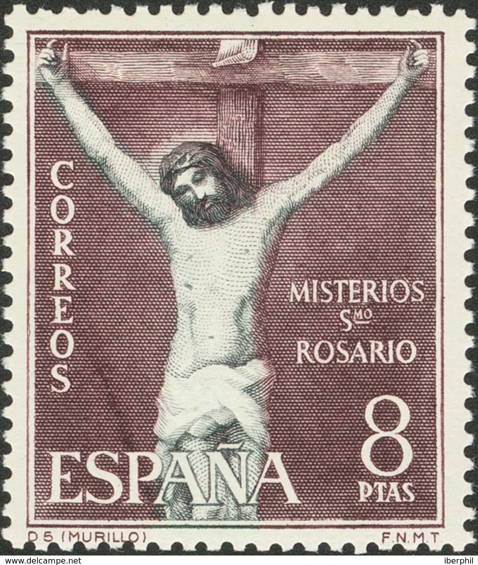 **1472ef. 1962. 8 Pts Castaño Violeta. Variedad FALTA DE IMPRESION DE UN COLOR. MAGNIFICO. Edifil 2015: 42 Euros - Other & Unclassified