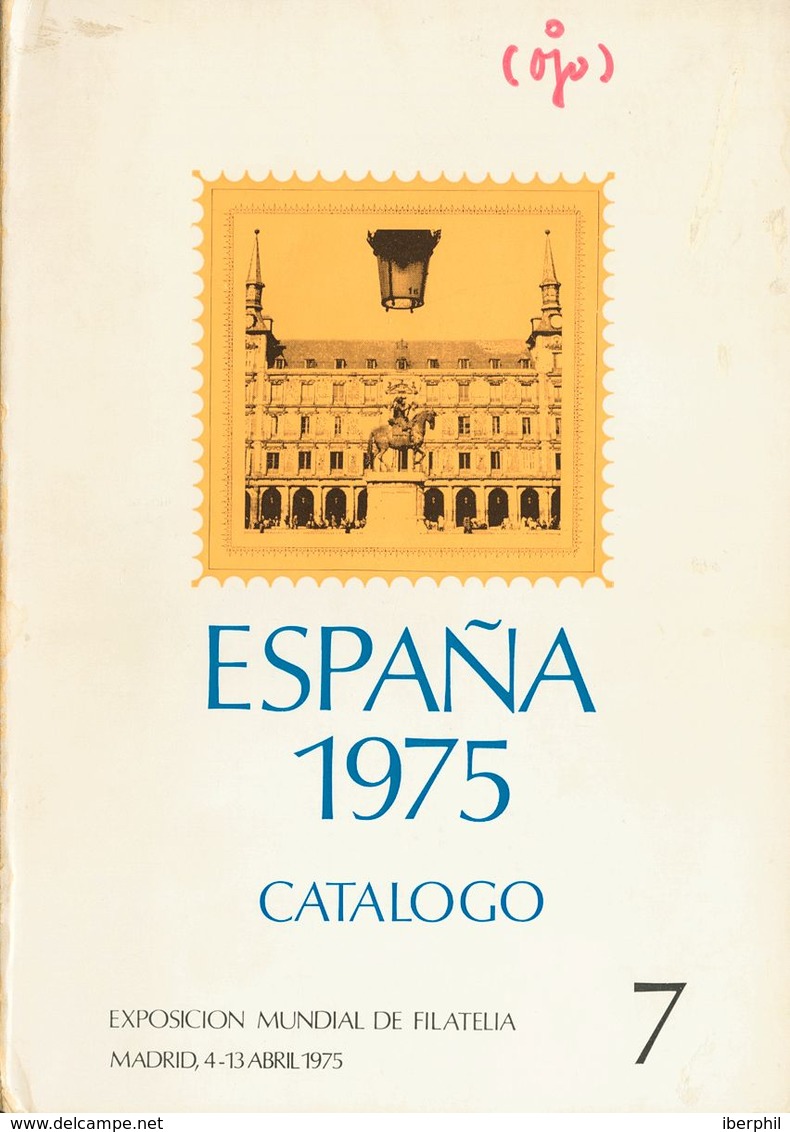 **1/2eip. 1975. Pruebas De Lujo. ESPAÑA 75 Con El TEXTO Y NUMERACION INVERTIDOS (incluídas Dentro Del Catálogo De La Exp - Otros & Sin Clasificación