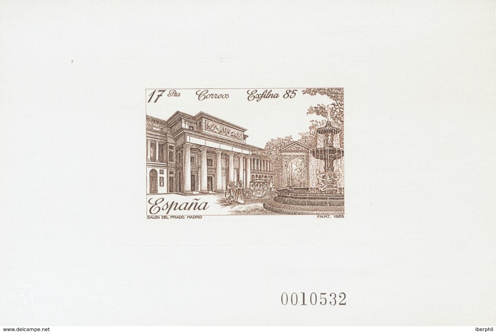 **8P. 1985. Prueba De Lujo. EXFILNA 85. MAGNIFICA. Edifil 2019: 90 Euros - Other & Unclassified