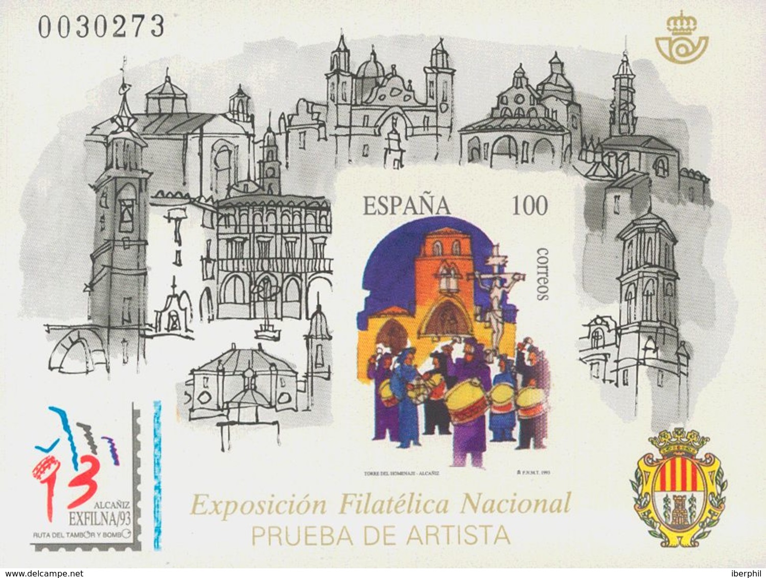 **29P. 1993. Prueba De Lujo. EXFILNA 93. MAGNIFICA. Edifil 2019: 18 Euros - Other & Unclassified