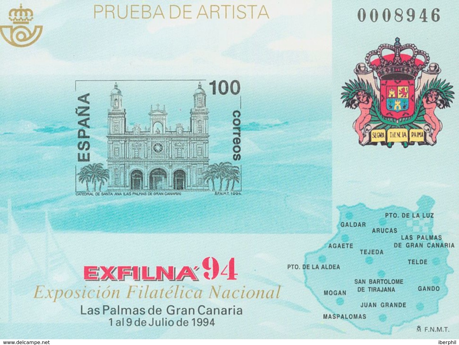 **33P. 1994. Prueba De Lujo. EXFILNA 94. MAGNIFICA. Edifil 2019: 15,5 Euros - Other & Unclassified