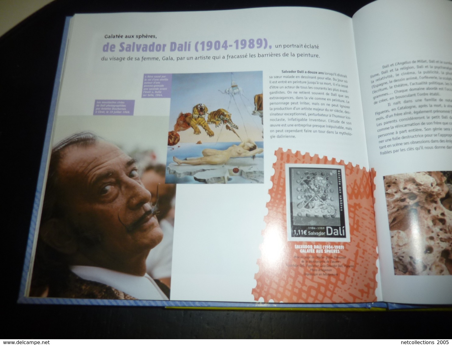 LE LIVRE DES TIMBRES 2004 FRANCE PHILATELIE UNE RETROSPECTIVE AUTOUR DU TIMBRES SUR LA CULTURE L'ARTS LA BD SANS TIMBRES - 2000-2009