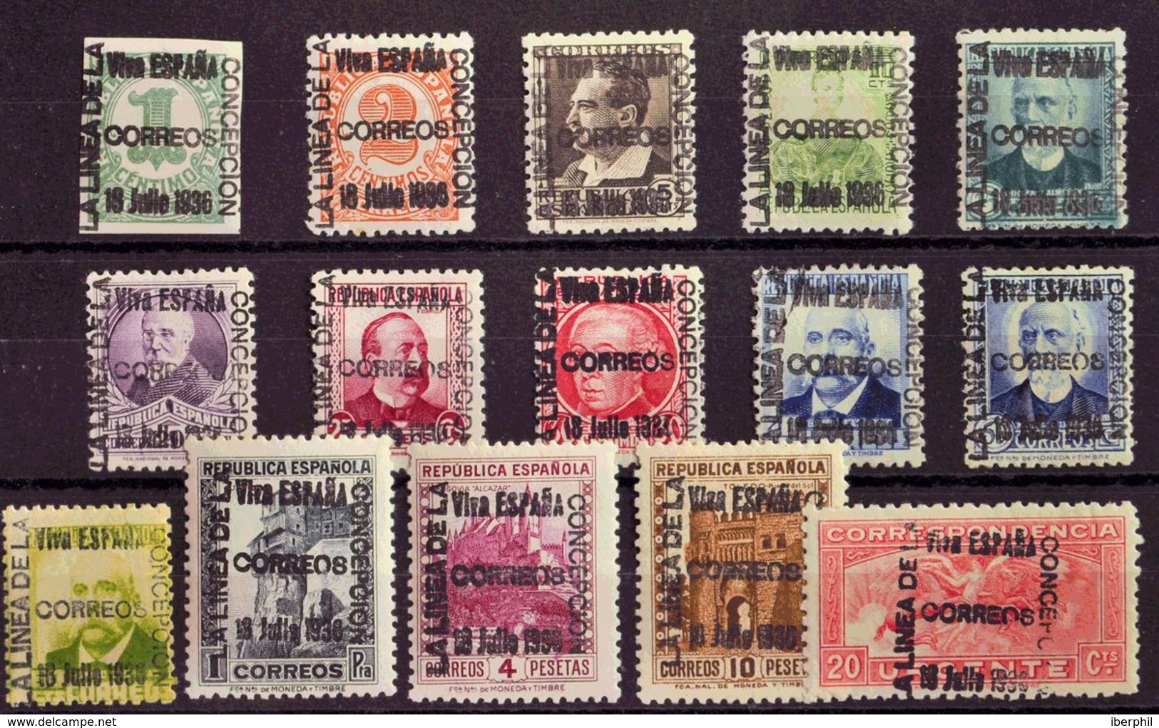 *16/30. 1936. Serie Completa. MAGNIFICA Y RARA. Edifil 2017: 295 Euros - Other & Unclassified