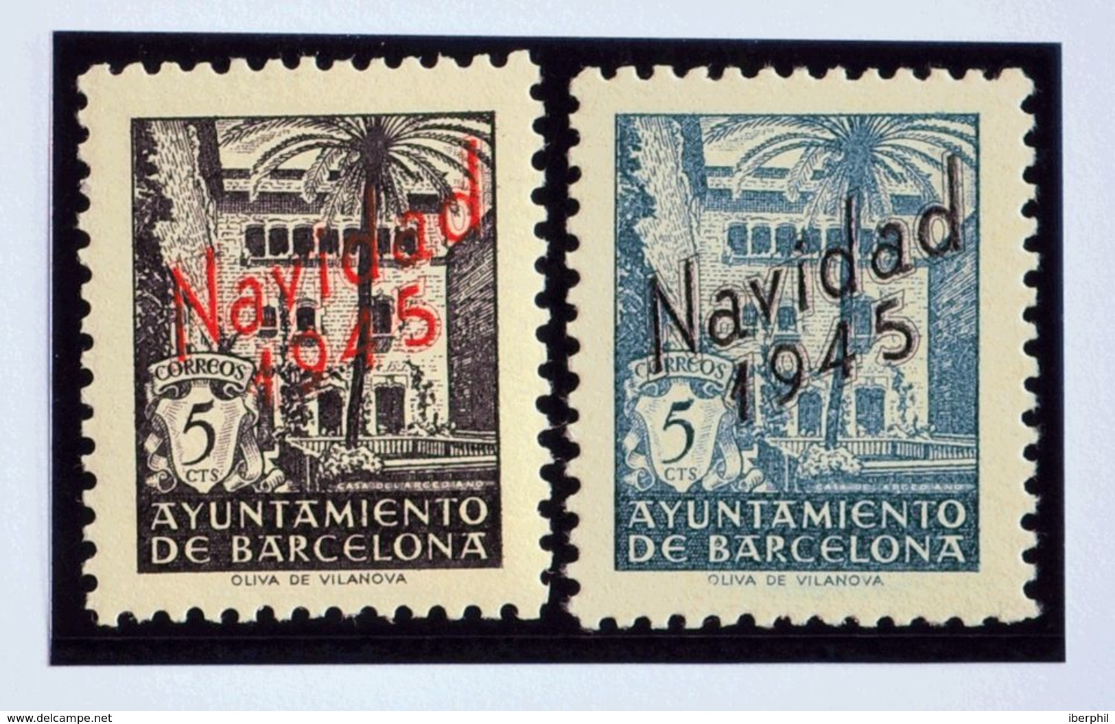 **SHNE29/30. 1945. Serie Completa, Procedente De La Hoja Bloque NO EMITIDA. MAGNIFICA. Edifil 2019: 125 Euros - Other & Unclassified