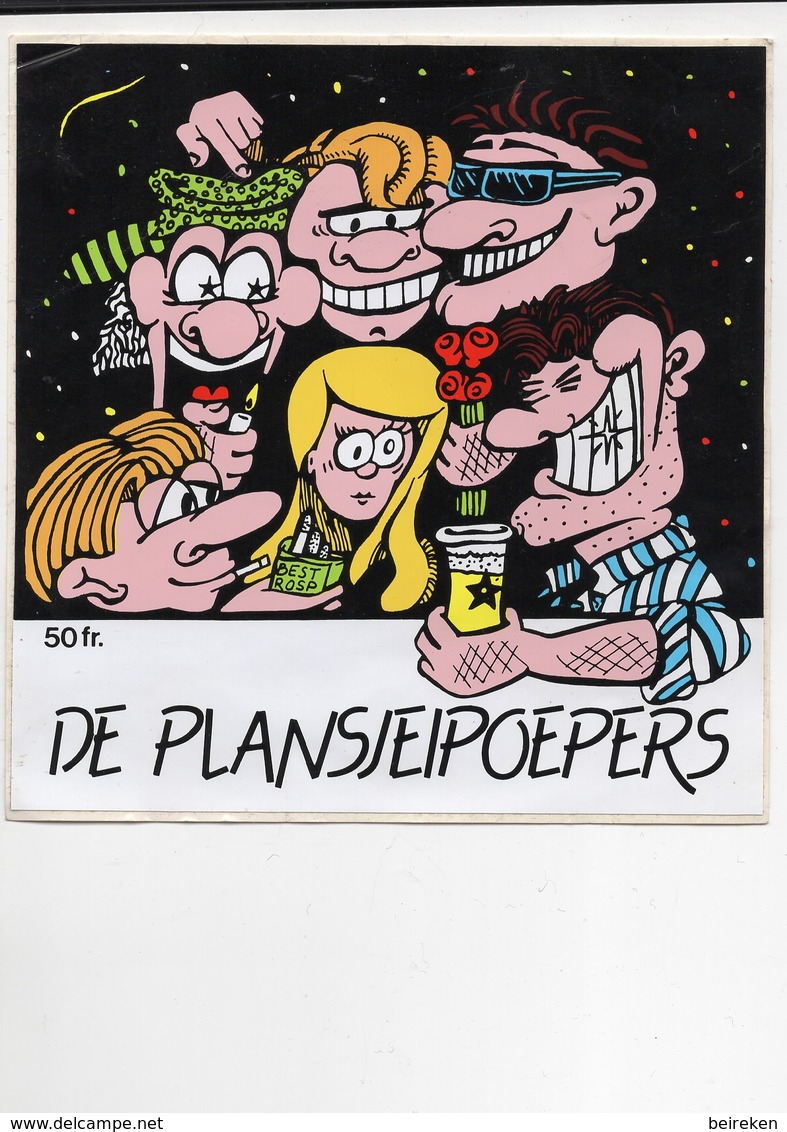 Aalst Carnaval  De PLANSJEIPOEPERS - Stickers