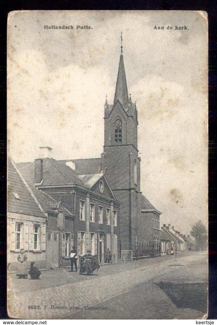 Hollandsch Putte - Aan De Kerk - 1915 - Autres & Non Classés