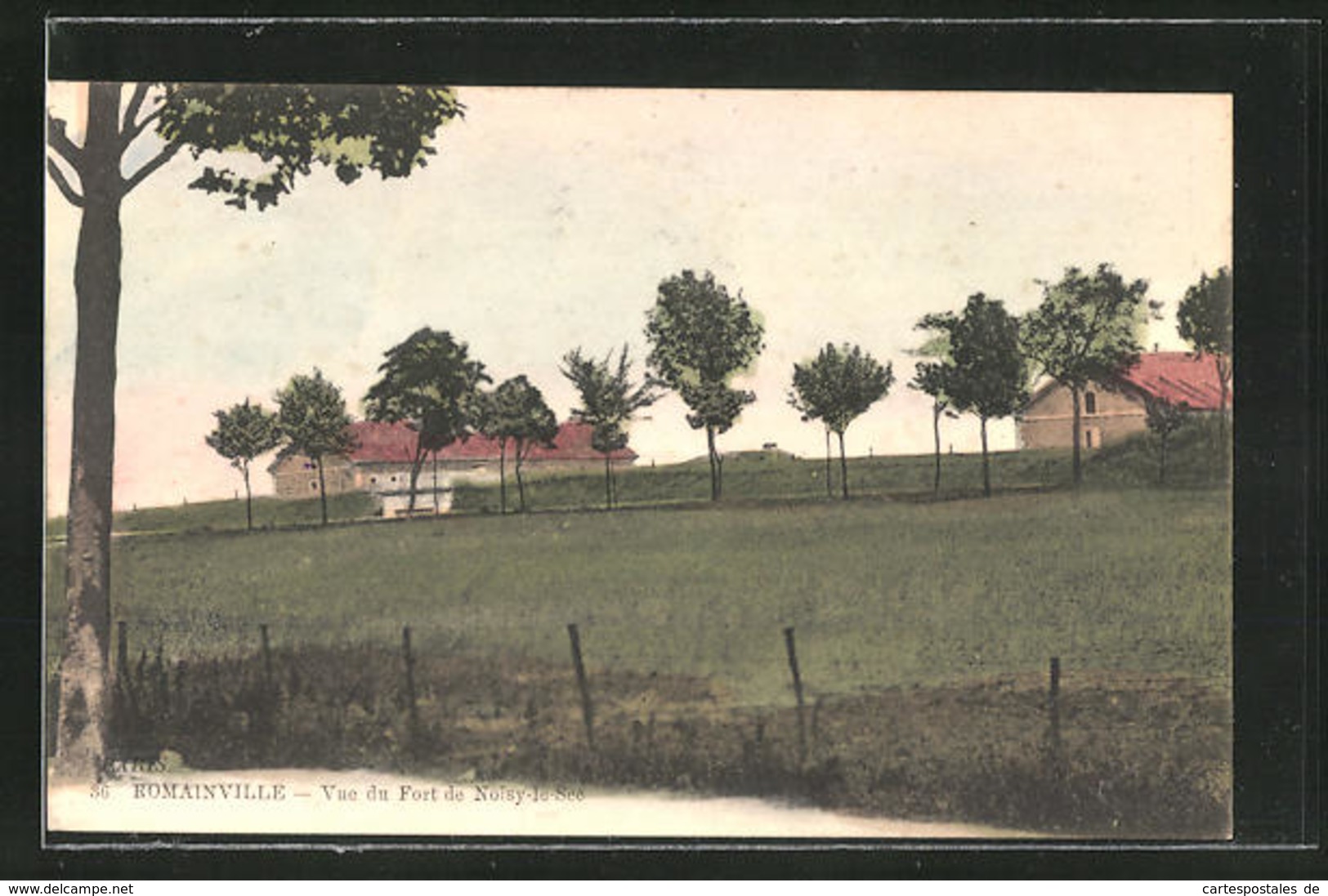 CPA Romainville, Vue Du Fort De Noisy-le-See - Romainville