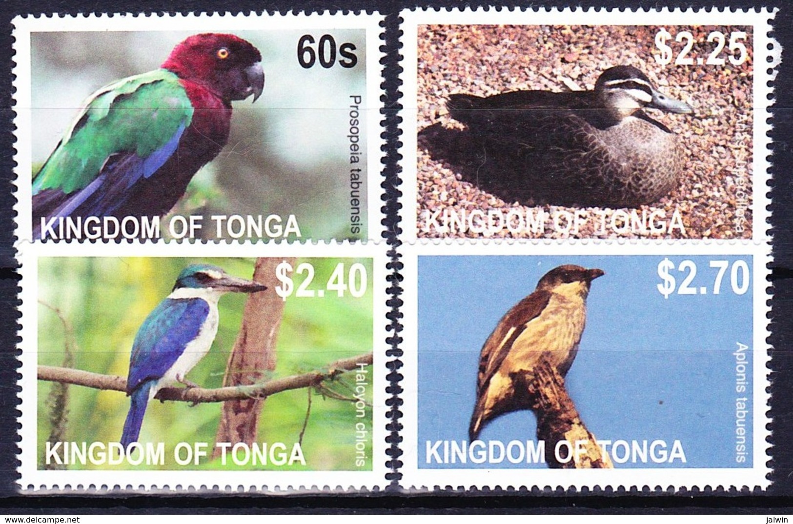 TONGA SERIE DE 2012 - OISEAUX, BIRDS ** - Tonga (1970-...)