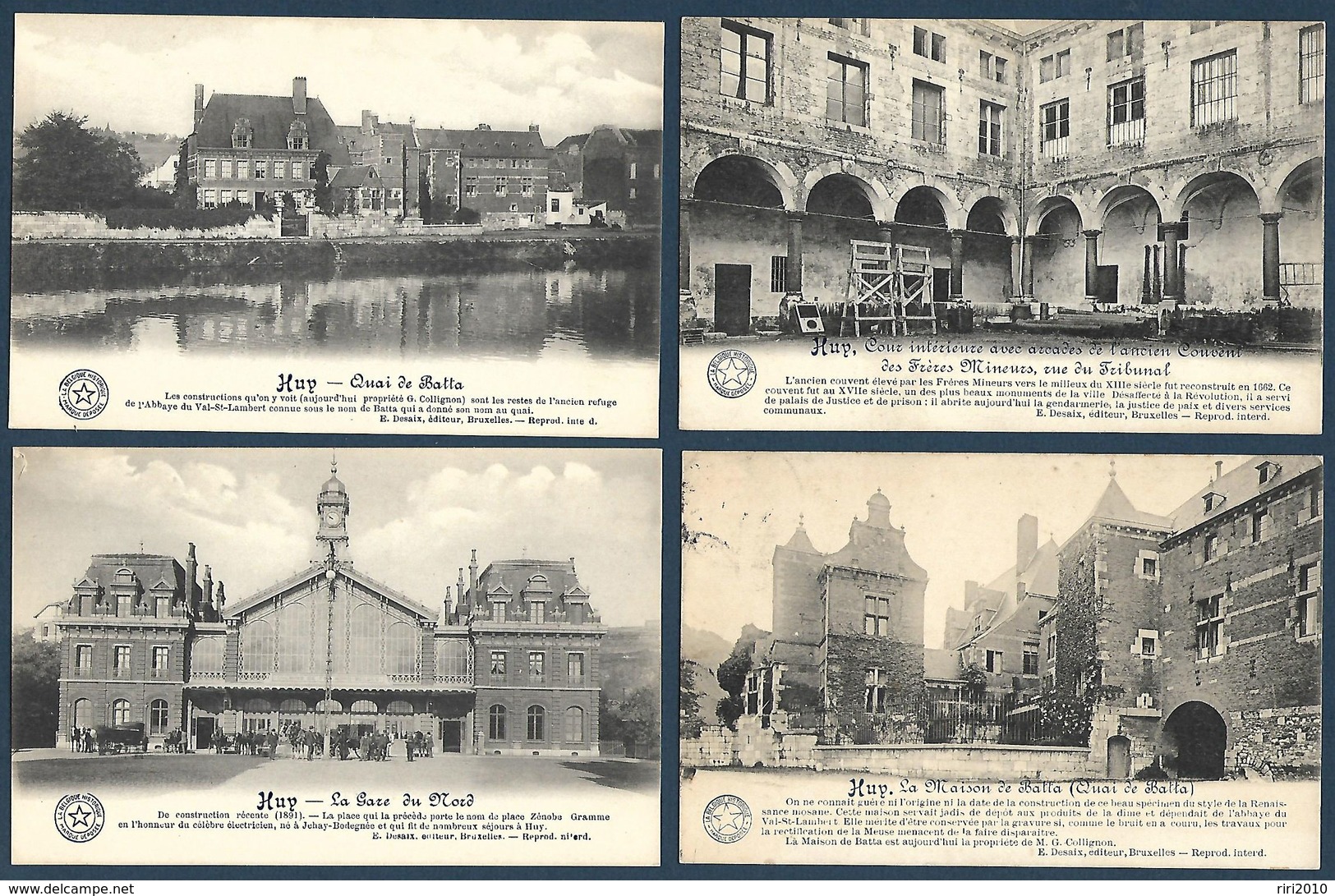 Huy - Belgique Historique - LOT De 16 Cartes Postales - Edition Desaix - Huy