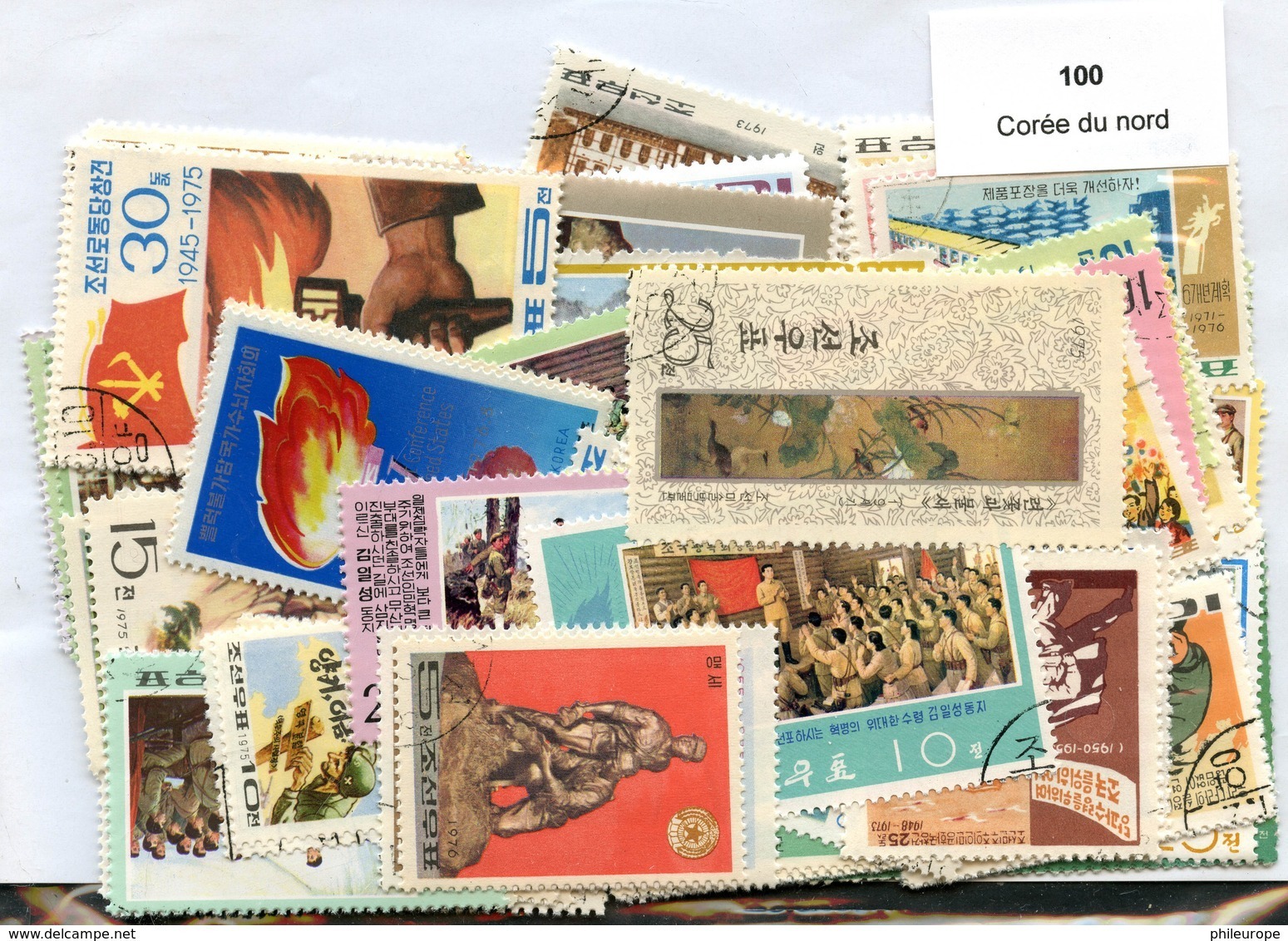 100 Timbres Thème Corée Du Nord - Korea (Noord)