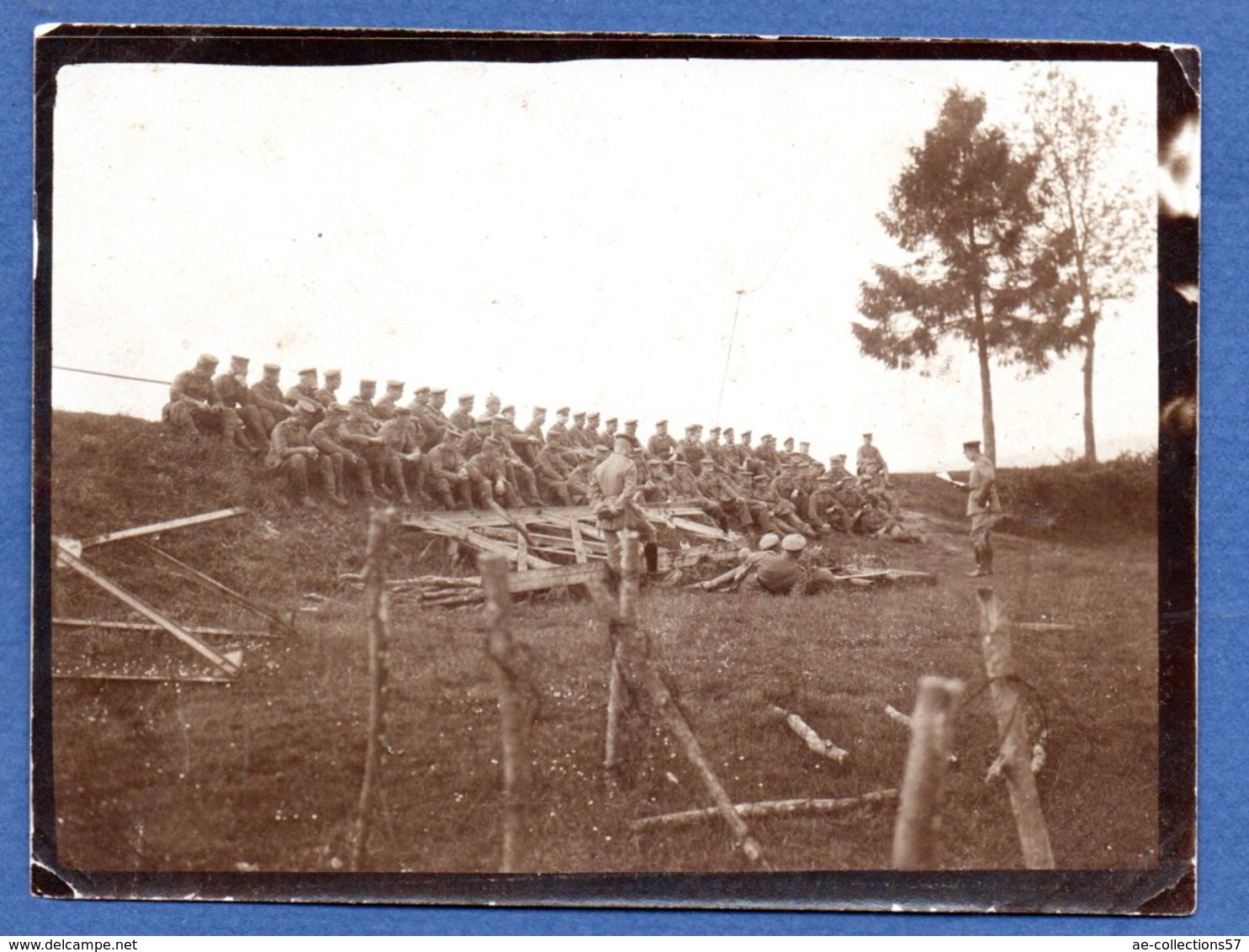 Photo  -  Groupe De Soldats Allemands -- - Guerra 1914-18