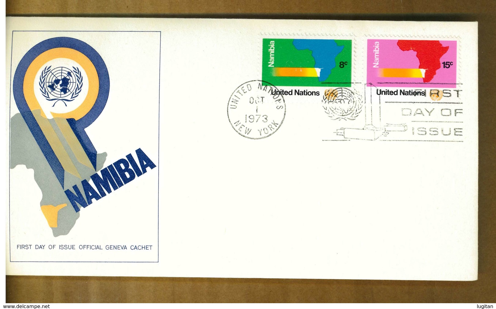 NAZIONI UNITE - UNITED NATION - Y 1973 - NAMIBIA - FDC - FDC